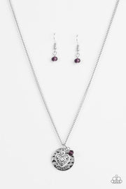 Paparazzi A Show of Good Faith Purple Necklace - Glitzygals5dollarbling Paparazzi Boutique 