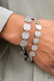 Paparazzi Bracelet Fashion Fix Feb 2021 ~ Rooted To The SPOTLIGHT - Silver - Glitzygals5dollarbling Paparazzi Boutique 