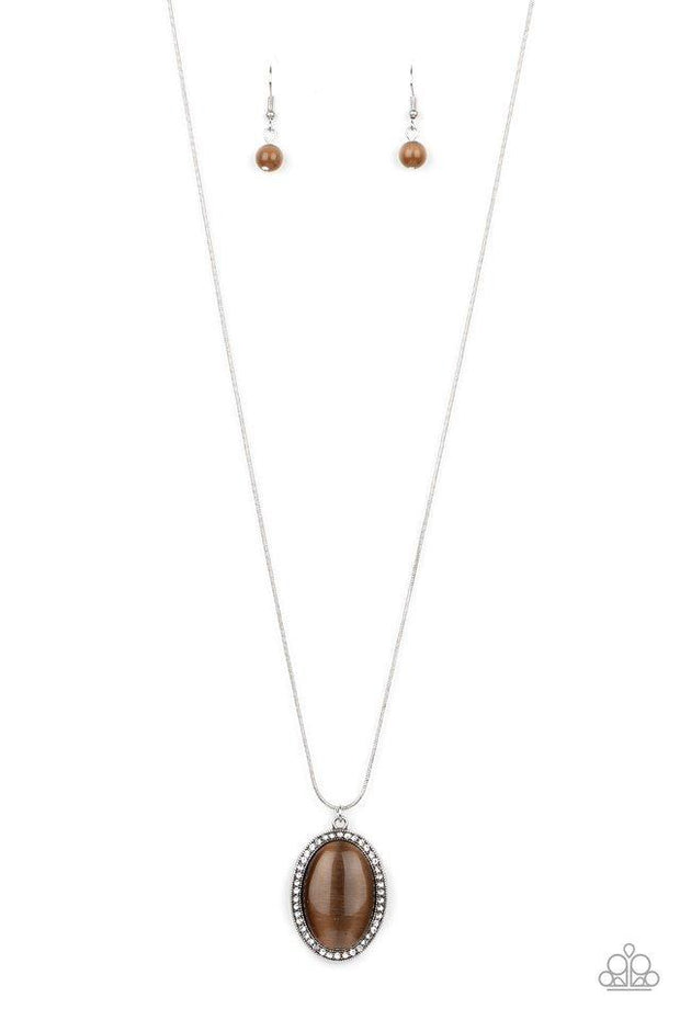 Paparazzi Necklace ~ GLISTEN To This - Brown - Glitzygals5dollarbling Paparazzi Boutique 