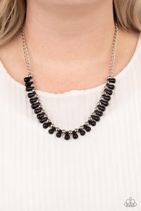 Paparazzi Extinct Species - Black - Necklace & Earrings - Glitzygals5dollarbling Paparazzi Boutique 