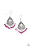 Paparazzi Gracefully Gatsby - Earrings Purple - Glitzygals5dollarbling Paparazzi Boutique 