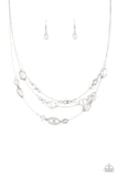 Pacific Pageantry - silver - Paparazzi necklace - Glitzygals5dollarbling Paparazzi Boutique 