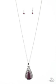 Paparazzi Enchanted Eden Purple Necklace - Glitzygals5dollarbling Paparazzi Boutique 