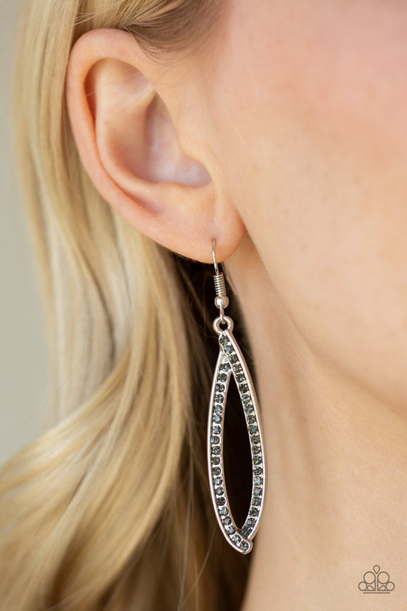 Treasure Trove Trinket - silver - Paparazzi earrings - Glitzygals5dollarbling Paparazzi Boutique 