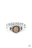 Right on Trek - brown - Paparazzi ring - Glitzygals5dollarbling Paparazzi Boutique 