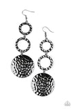 Blooming Baubles - black - Paparazzi earrings - Glitzygals5dollarbling Paparazzi Boutique 