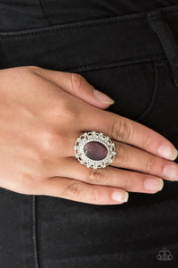 Paparazzi BAROQUE The Spell - Purple Moonstone Ring - Life of the Party Exclusive December 2018 - Glitzygals5dollarbling Paparazzi Boutique 