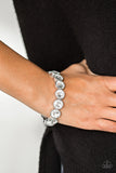 Number One Knockout White Bracelet - Glitzygals5dollarbling Paparazzi Boutique 