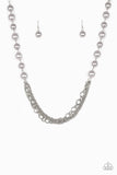 Runaway Bridesmaid Silver Necklace - Glitzygals5dollarbling Paparazzi Boutique 