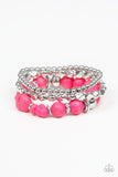 Paparazzi Rural Restoration Pink Bracelet - Glitzygals5dollarbling Paparazzi Boutique 