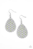 Paparazzi Earring ~ Glorious Gardens - Green - Glitzygals5dollarbling Paparazzi Boutique 