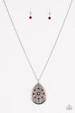 Paparazzi I Am Queen Red Necklace - Glitzygals5dollarbling Paparazzi Boutique 