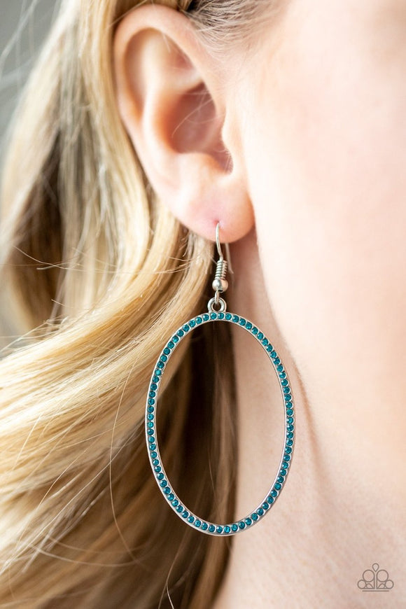 Dazzle On Demand - blue - Paparazzi earrings - Glitzygals5dollarbling Paparazzi Boutique 