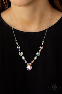 Paparazzi Royal Rendezvous - Multi Iridescent Necklace - Glitzygals5dollarbling Paparazzi Boutique 