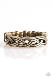 Paparazzi Step Up to the PLAIT Brass Ring - Glitzygals5dollarbling Paparazzi Boutique 