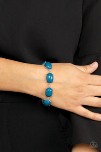 Confidently Colorful Blue ~ Paparazzi Bracelet - Glitzygals5dollarbling Paparazzi Boutique 