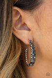 Paparazzi A Glitzy Conscience Silver Hematite Earrings - Glitzygals5dollarbling Paparazzi Boutique 