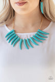 Paparazzi Necklace ~ Tusk Tundra - Blue - LOP August - Glitzygals5dollarbling Paparazzi Boutique 