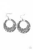 Wistfully Winchester - silver - Paparazzi earrings - Glitzygals5dollarbling Paparazzi Boutique 