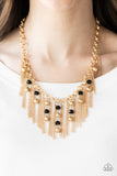 Paparazzi Necklace ~ Ever Rebellious - Gold - Glitzygals5dollarbling Paparazzi Boutique 