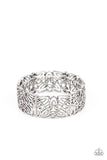 Namaste Gardens - silver - Paparazzi bracelet - Glitzygals5dollarbling Paparazzi Boutique 
