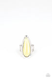 Paparazzi Opal Oasis - Yellow Ring - Glitzygals5dollarbling Paparazzi Boutique 
