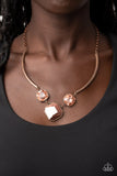 Divine Iridescence Copper ~ Paparazzi Necklace - Glitzygals5dollarbling Paparazzi Boutique 