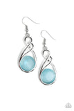 Paparazzi “Swept Away” Blue Earrings - Glitzygals5dollarbling Paparazzi Boutique 