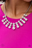 Celebrity Couture - white - Paparazzi necklace - Glitzygals5dollarbling Paparazzi Boutique 