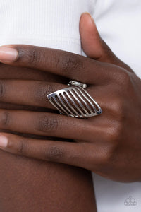 I Just Need To Vent Silver ~ Paparazzi Ring - Glitzygals5dollarbling Paparazzi Boutique 
