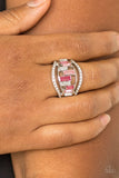 Paparazzi Treasure Chest Charm - Pink Ring - Glitzygals5dollarbling Paparazzi Boutique 