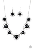 Paparazzi Make a Point Black Necklace - Glitzygals5dollarbling Paparazzi Boutique 