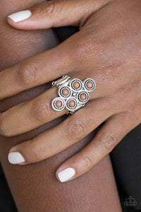 Paparazzi Ring ~ River Rock Rhythm - Brown - Glitzygals5dollarbling Paparazzi Boutique 