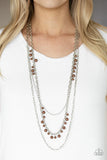 Paparazzi Pearl Pageant - Brown Pearls - Necklace & Earrings - Glitzygals5dollarbling Paparazzi Boutique 