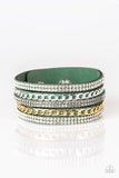 Paparazzi Bracelet ~ Fashion Fiend - Green - Glitzygals5dollarbling Paparazzi Boutique 