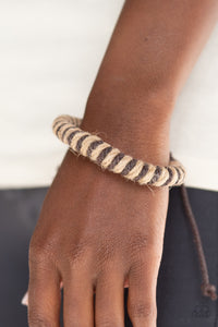 Paparazzi Island Hopper Brown Urban Bracelet - Glitzygals5dollarbling Paparazzi Boutique 