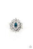 Paparazzi Blooming Fireworks Blue Ring - Glitzygals5dollarbling Paparazzi Boutique 