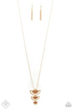Paparazzi Serene Sheen Gold Fashion Fix Necklace - Glitzygals5dollarbling Paparazzi Boutique 