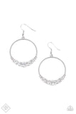 Paparazzi Self-Made Millionaire White Earrings Exclusive - Glitzygals5dollarbling Paparazzi Boutique 