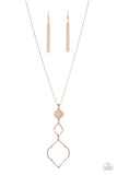 Marrakesh Mystery - rose gold - Paparazzi necklace - Glitzygals5dollarbling Paparazzi Boutique 