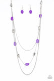 Paparazzi Barefoot and Beachbound Purple Necklace - Glitzygals5dollarbling Paparazzi Boutique 