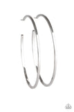 Paparazzi Perfect Shine - Silver - Large Hoop Earrings - Glitzygals5dollarbling Paparazzi Boutique 