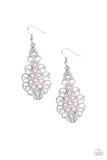 Paparazzi Sprinkle On The Sparkle - Pink Pearl Earrings - Glitzygals5dollarbling Paparazzi Boutique 