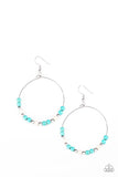 Paparazzi Stone Spa Multi Silver Earrings - Glitzygals5dollarbling Paparazzi Boutique 