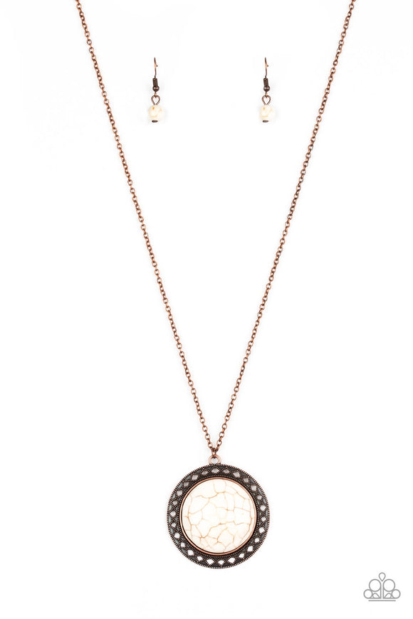 Run Out of RODEO Copper Necklace - Glitzygals5dollarbling Paparazzi Boutique 
