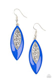 Venetian Vanity - Blue & Silver Filigree Earrings - Paparazzi - Glitzygals5dollarbling Paparazzi Boutique 