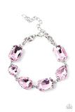 Paparazzi Accessories: Cosmic Treasure Chest - Pink Rhinestone Bracelet - Glitzygals5dollarbling Paparazzi Boutique 