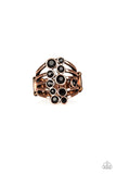 Paparazzi Meet In The Middle Copper Ring - Glitzygals5dollarbling Paparazzi Boutique 