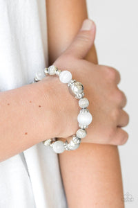 Once Upon a Maritime - white - Paparazzi bracelet - Glitzygals5dollarbling Paparazzi Boutique 