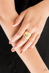 Paparazzi Sunset Groove - Gold - Ring - Glitzygals5dollarbling Paparazzi Boutique 